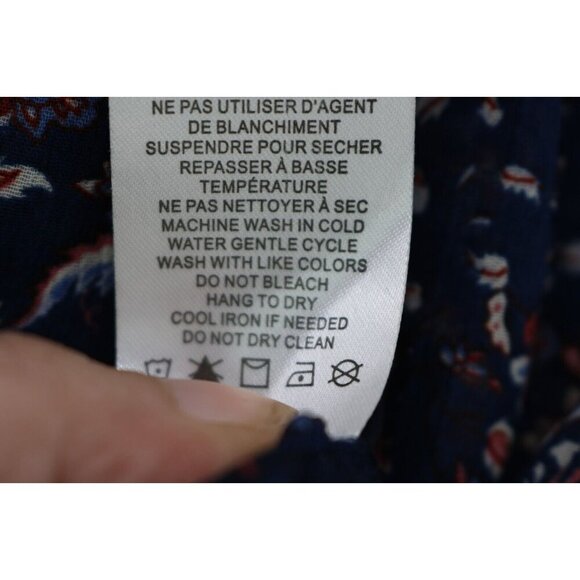 Joie Semi-Sheer Elastic Waist Top-Ruffle Sleeve-S/P-Metallics-Fairy-Cottagecore - Picture 9 of 12